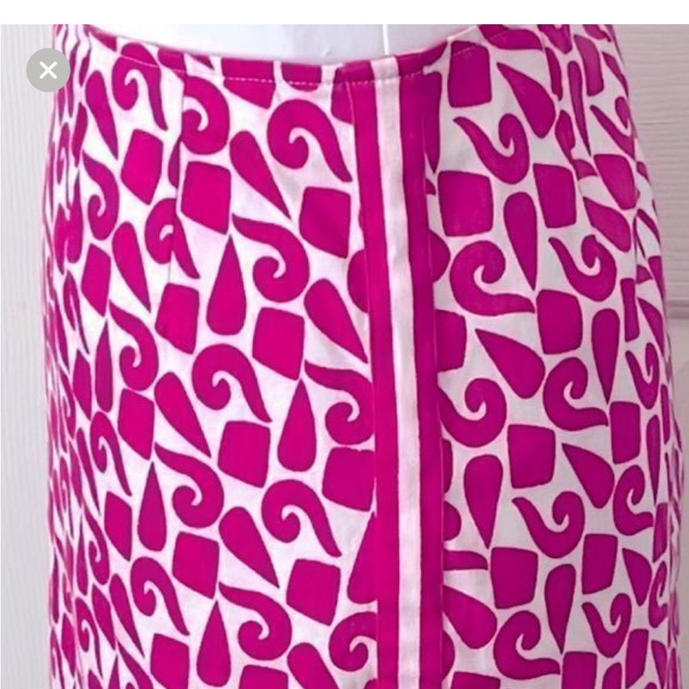 Gretchen Scott Skippy Pink and White With Ribbon trim